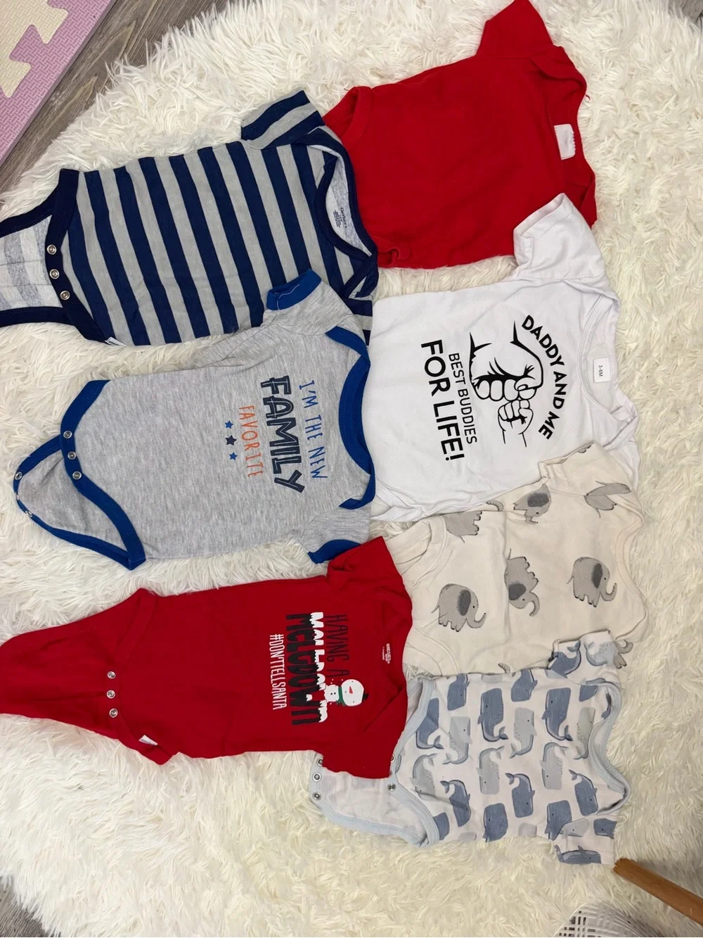 Mixed Baby Onesies and Rompers Bundle - Multicolor